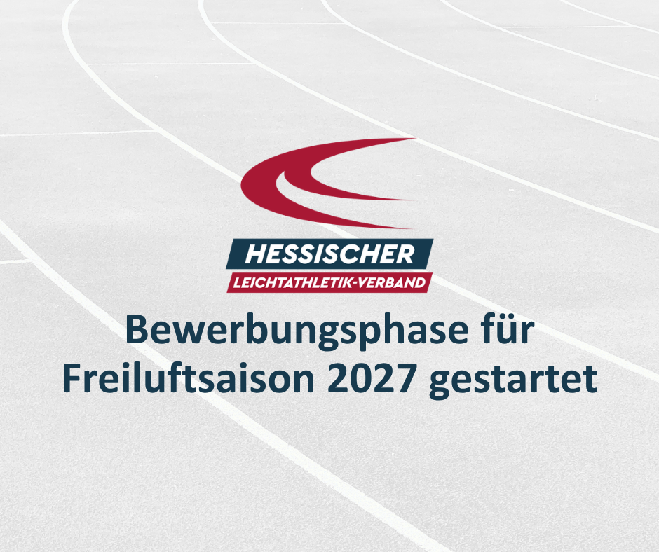 Bewerbungsphase 2027 für die Freiluftsaison gestartet